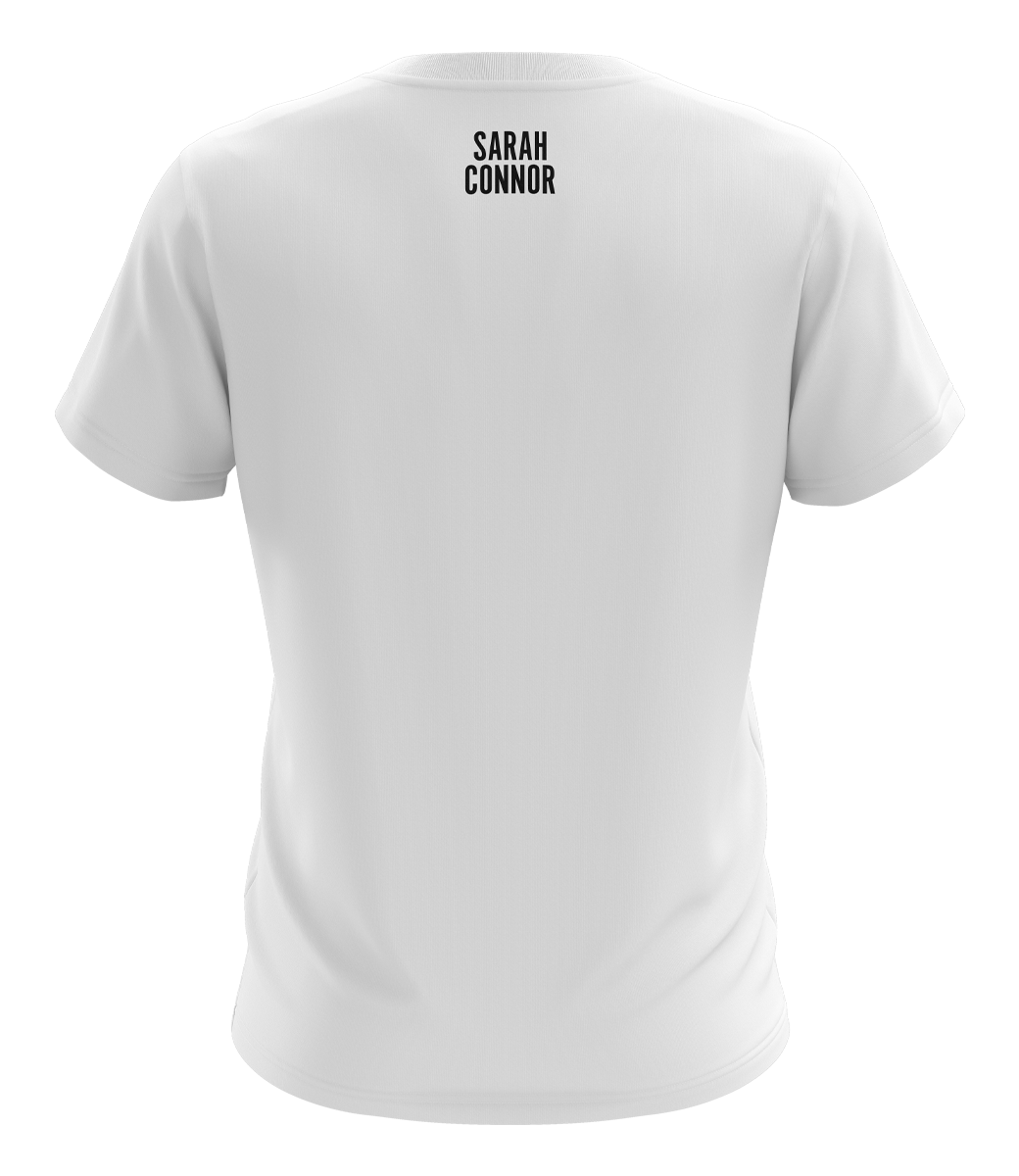 Sarah Connor T-Shirt PEACE weiß